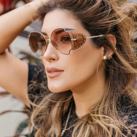 Chloe Accessories - New CHLOE sunglasses with leather side shields